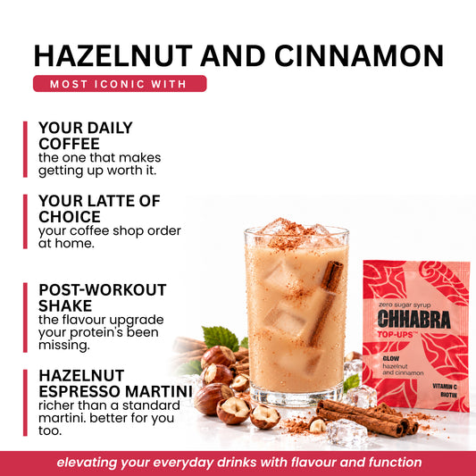HAZELNUT AND CINNAMON TOP-UPS